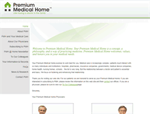 Tablet Screenshot of premiummedicalhome.com